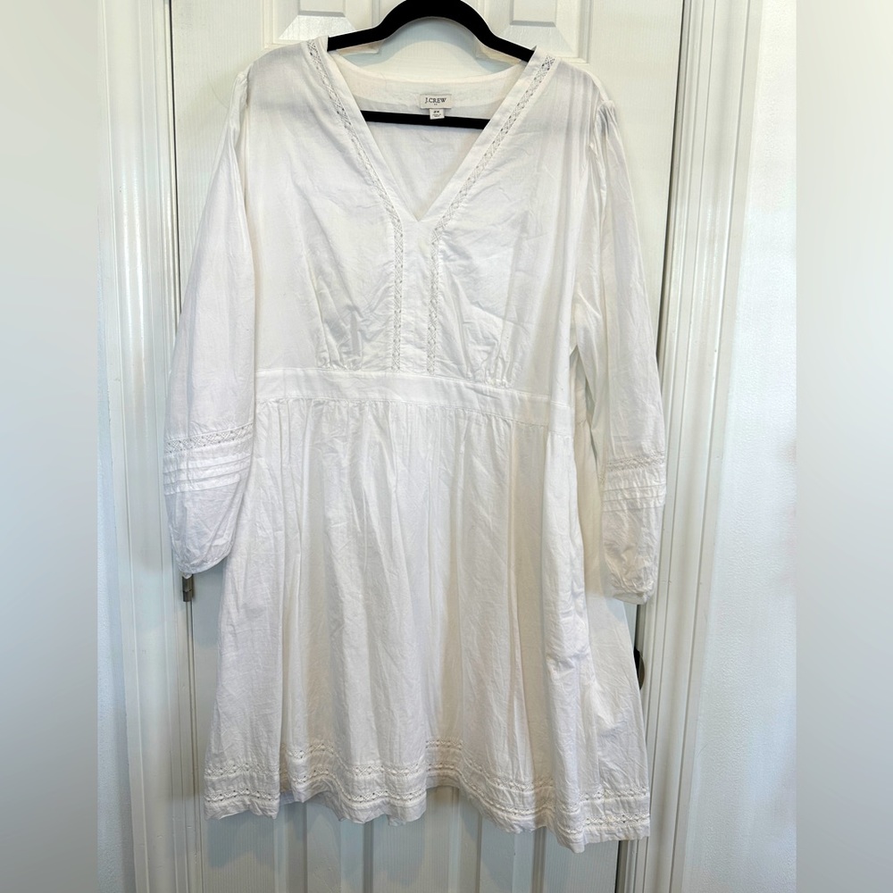 JCrew Women’s Size 2X White Dress